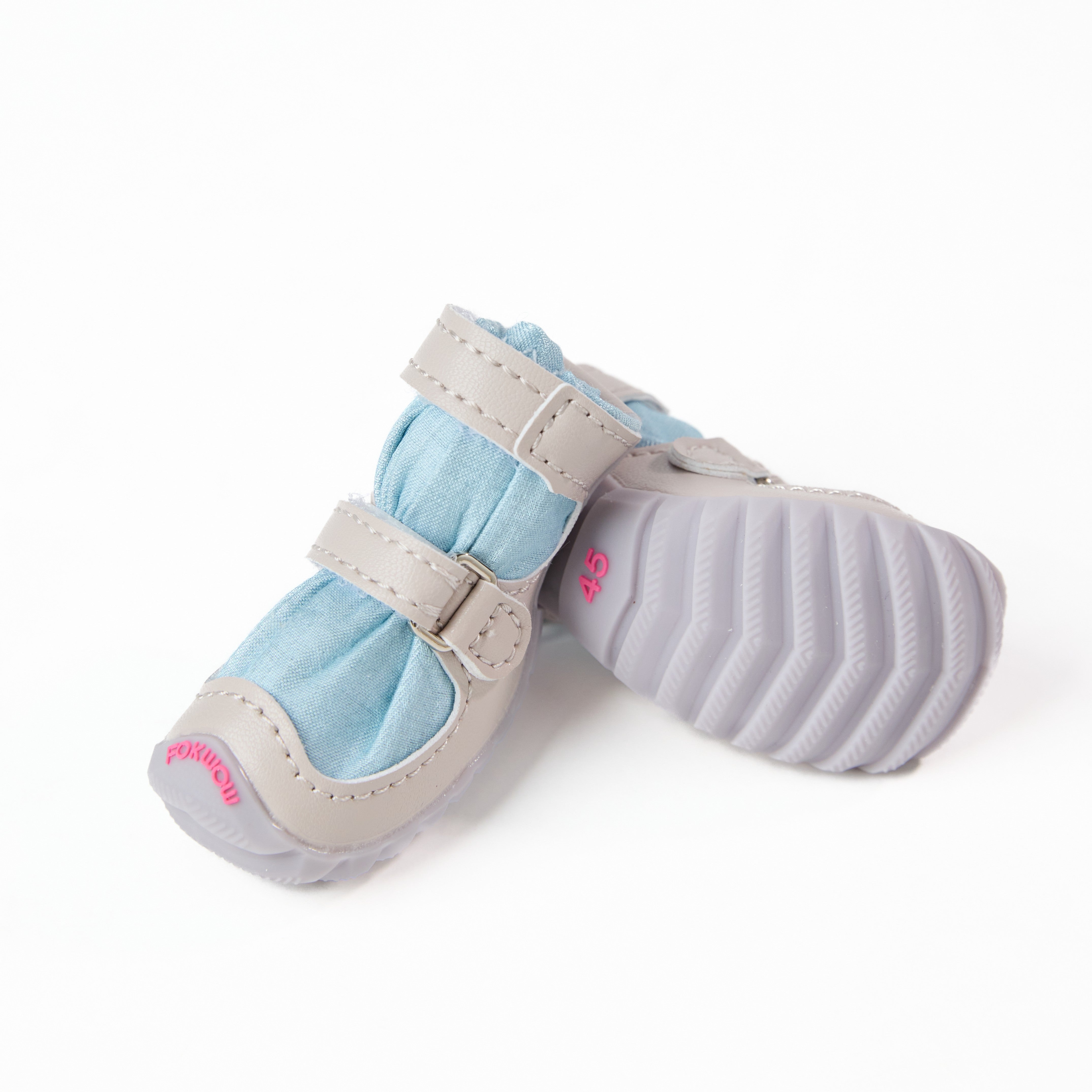 FOKWOW 春秋用ドッグシューズ|軽量ファブリック・滑り止め