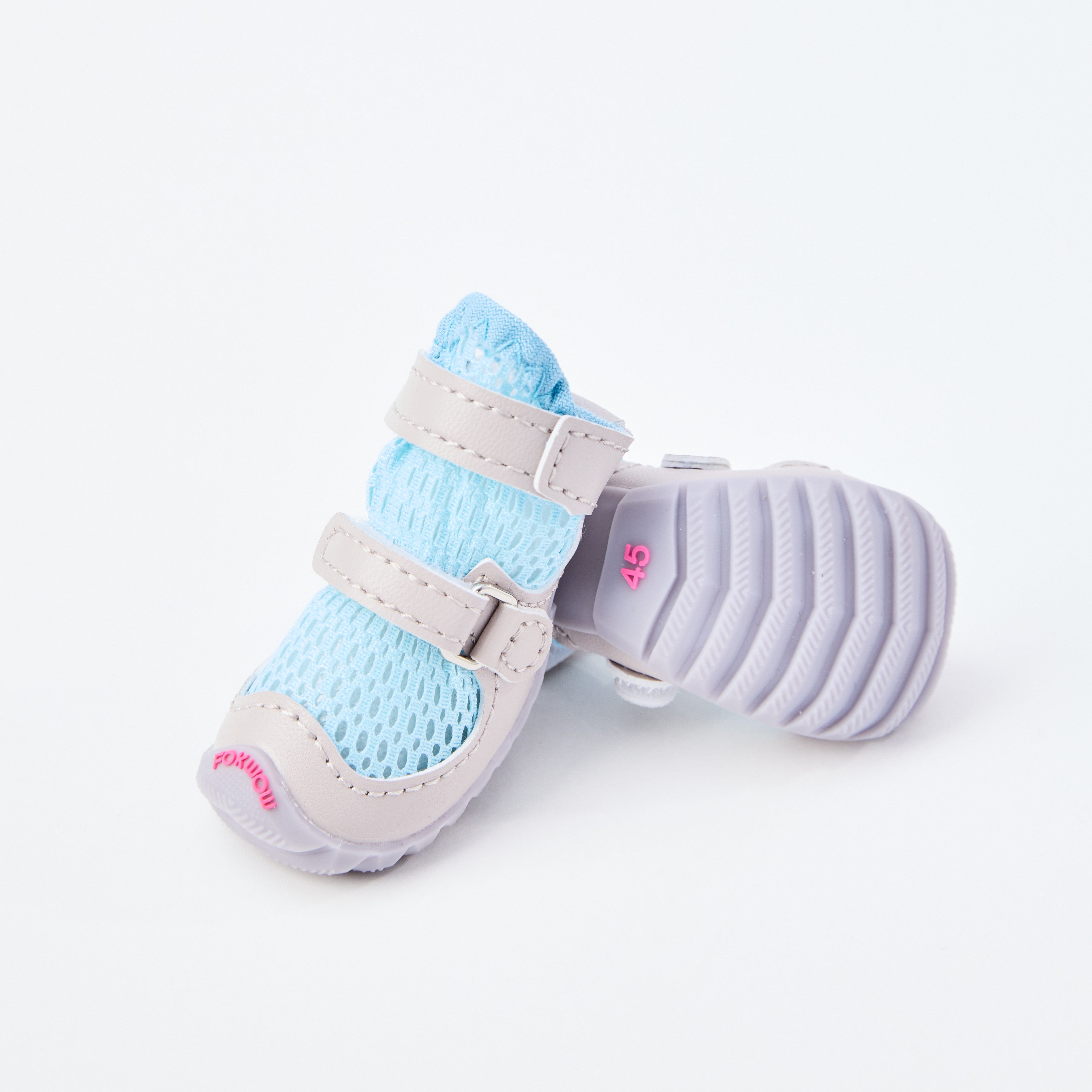 FOKWOW 夏用メッシュドッグシューズ｜軽量・通気性・滑り止め