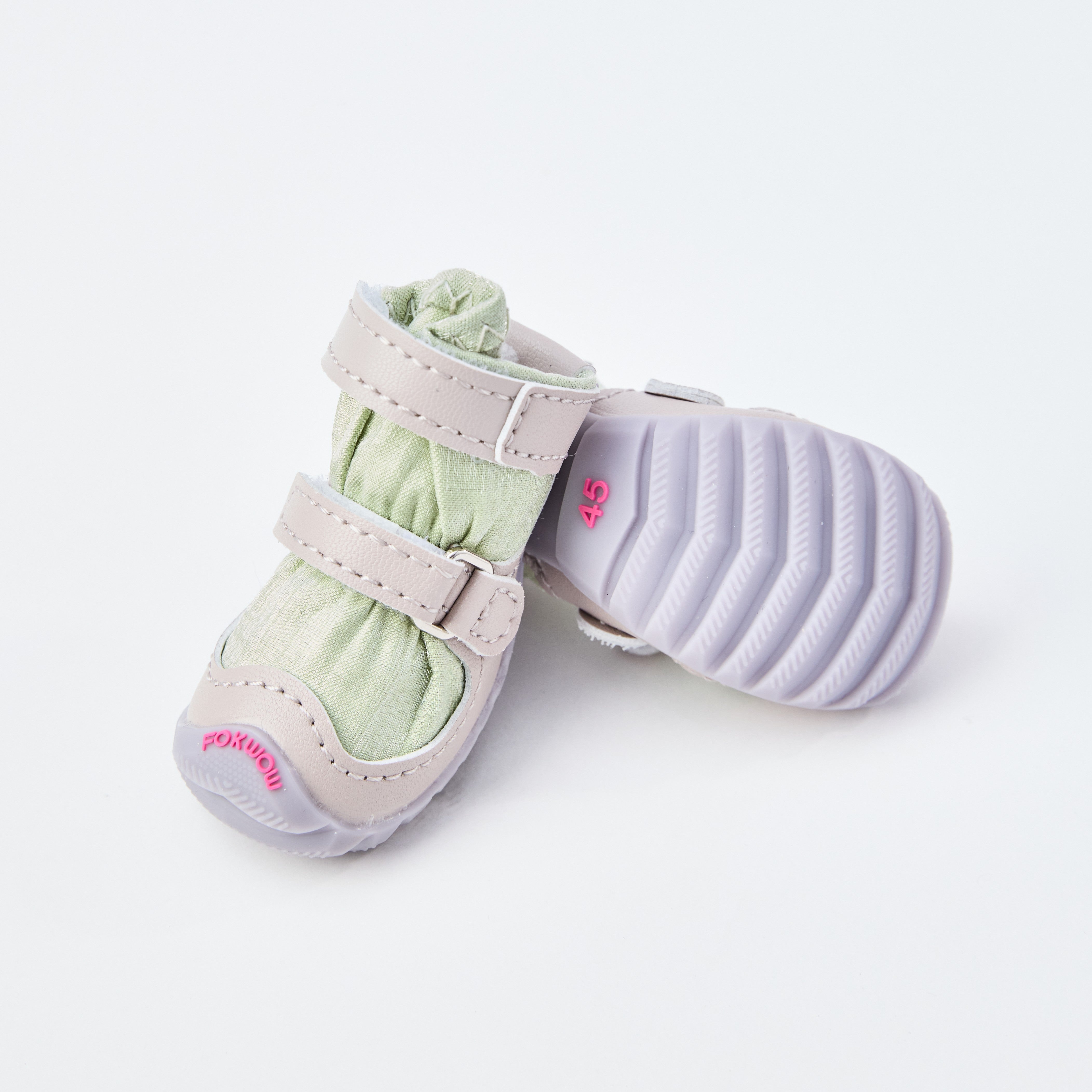 FOKWOW 春秋用ドッグシューズ｜軽量ファブリック・滑り止め