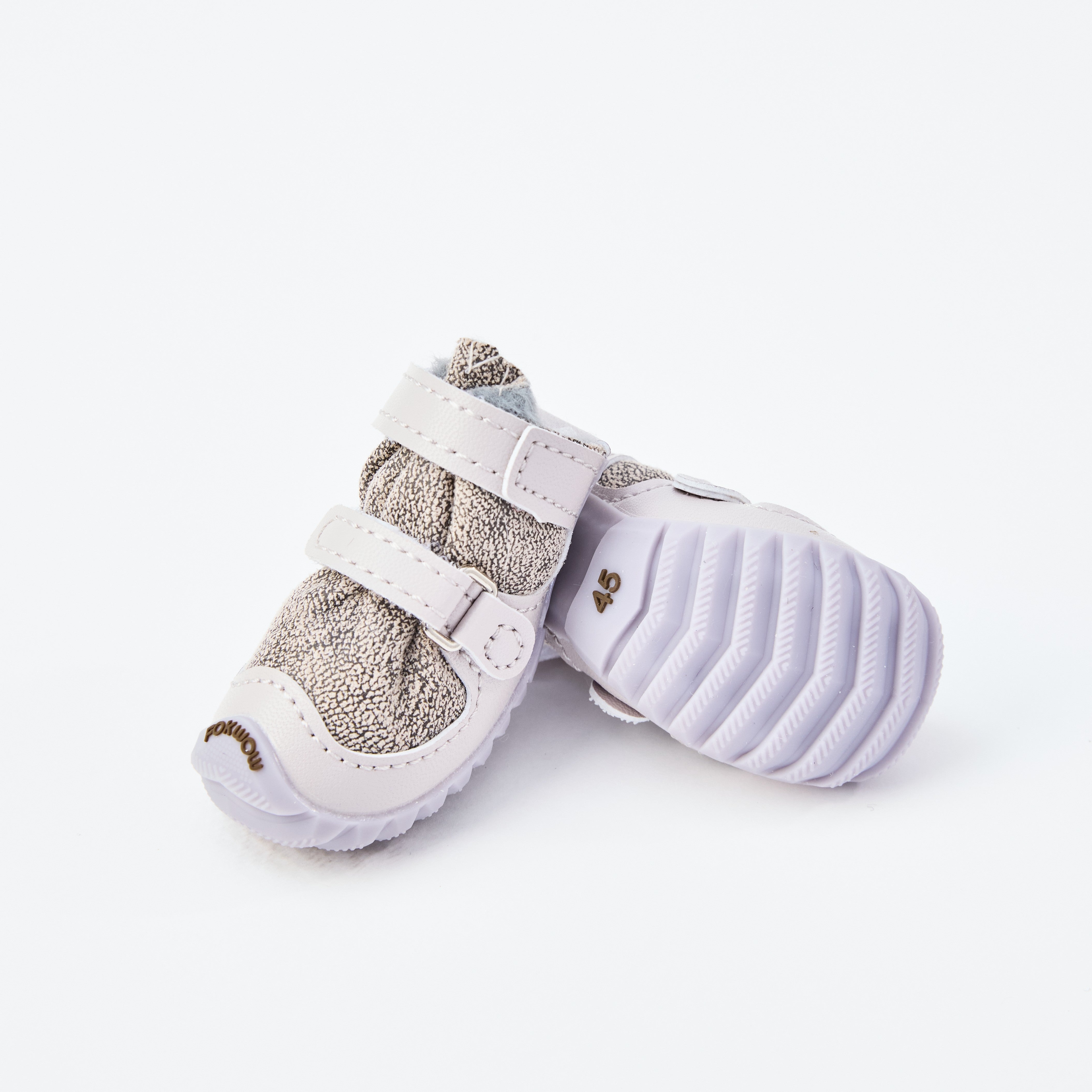 FOKWOW 冬用ドッグシューズ｜裏起毛・滑り止め・テクスチャ素材