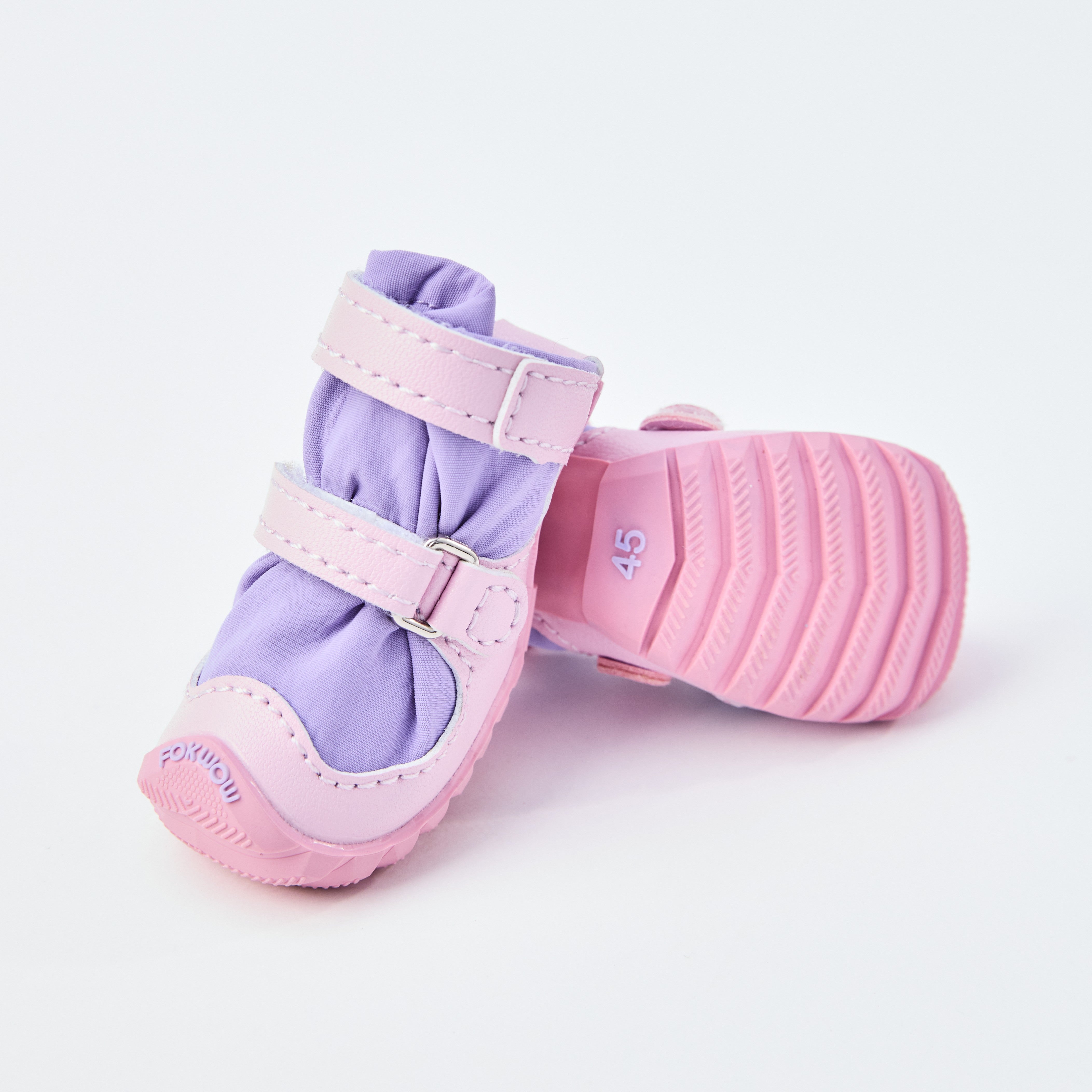 FOKWOW 春秋用ドッグシューズ｜軽量布素材・滑り止め